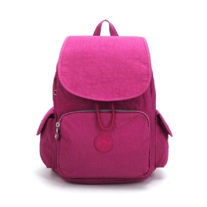 Mochilas Spring Preppy Canvas Com Zíper Simples