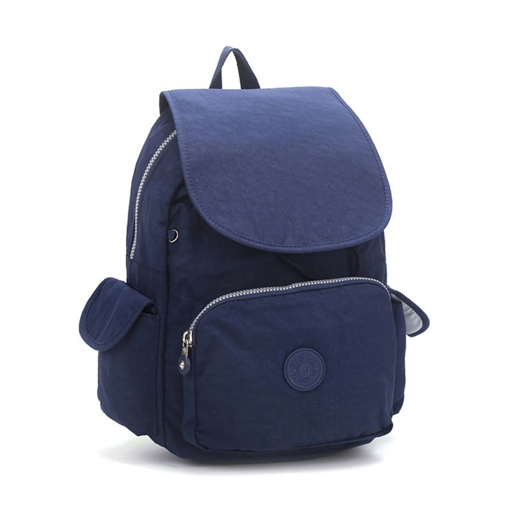 Mochilas Spring Preppy Canvas Com Zíper Simples