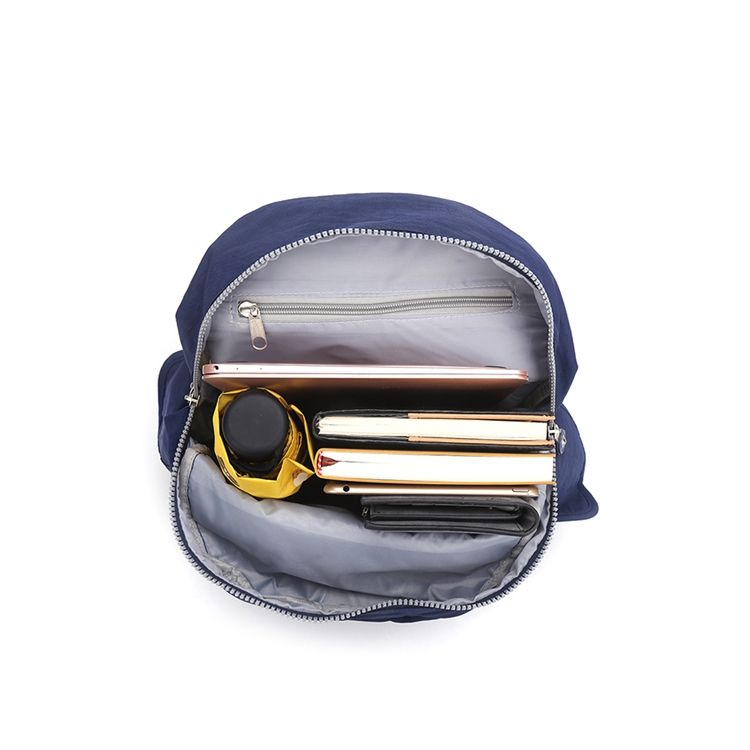 Mochilas Spring Preppy Canvas Com Zíper Simples