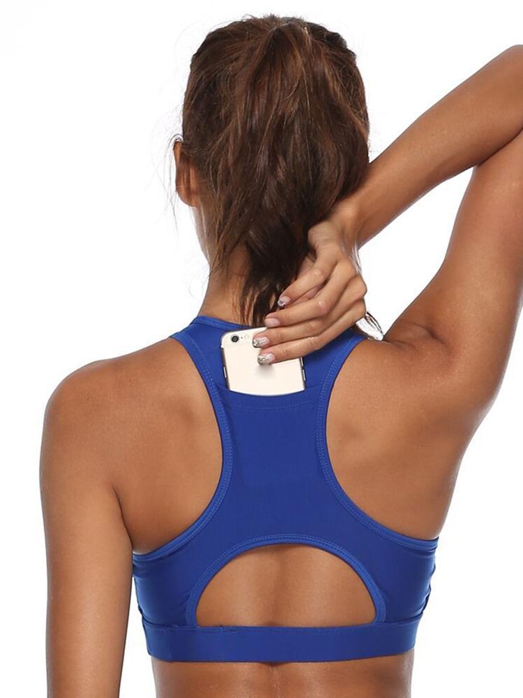 Sutiãs Esportivos Para Yoga Feminina Com Costas Lisas E De Bolso