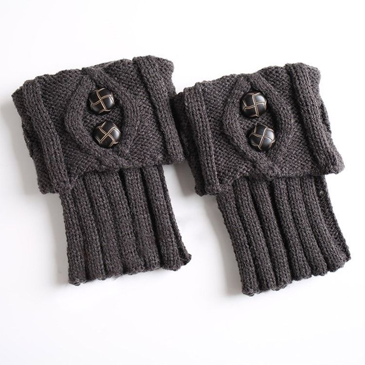 Botas Femininas De Tricô E Meias De Fixação