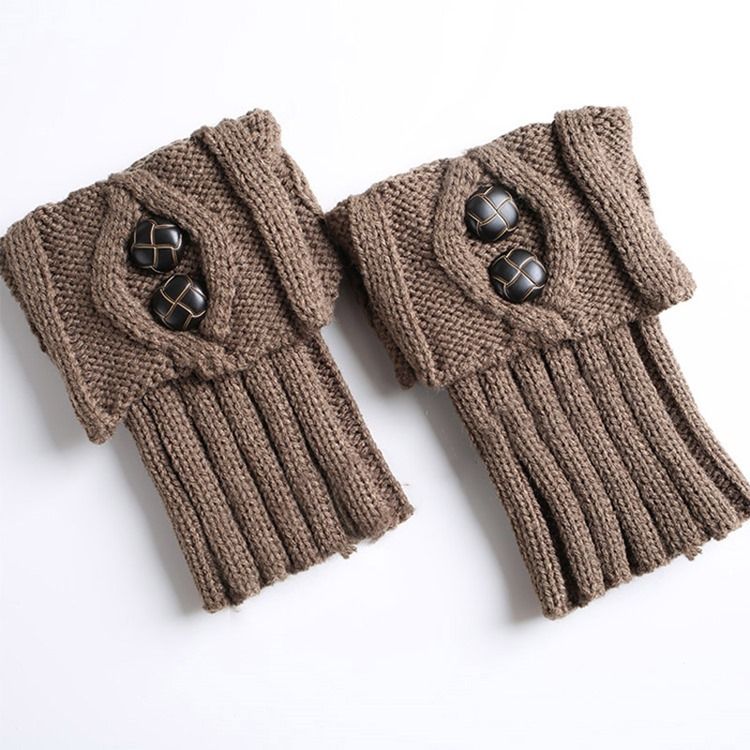 Botas Femininas De Tricô E Meias De Fixação