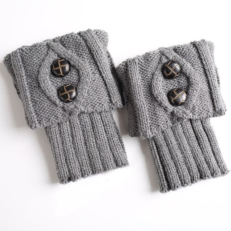 Botas Femininas De Tricô E Meias De Fixação