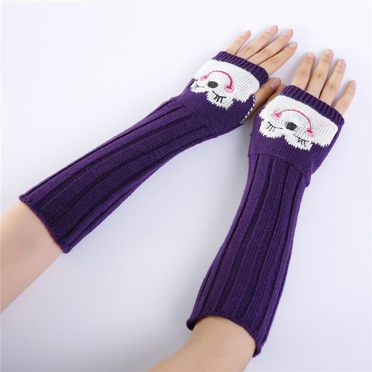Luvas Femininas De Acrílico Com Tela De Toque Para Tela De Toque