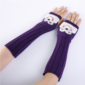Luvas Femininas De Acrílico Com Tela De Toque Para Tela De Toque