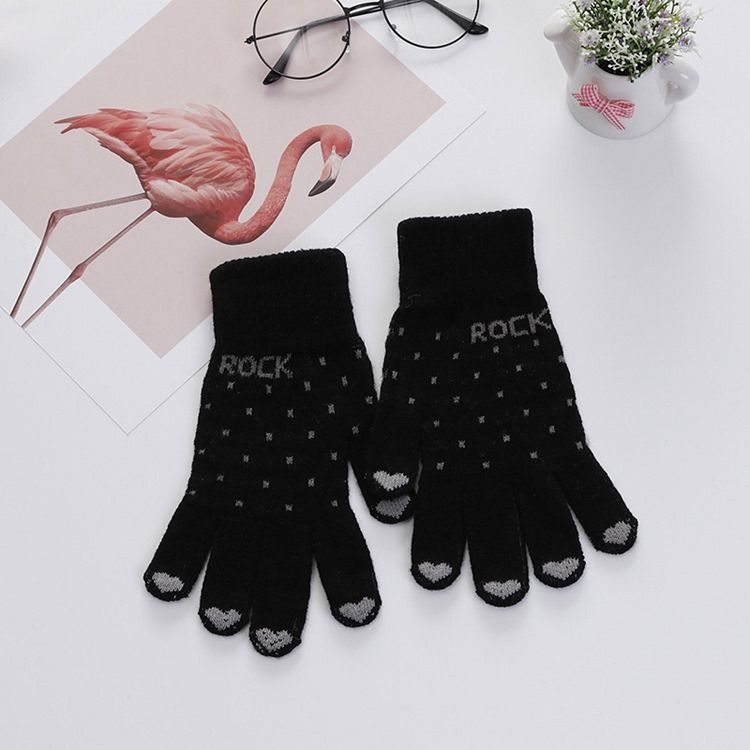 Luvas Femininas De Inverno Carta Casual