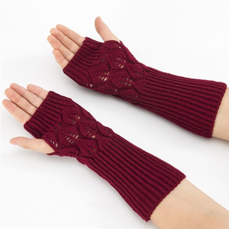 Luvas Femininas Simples Casuais De Primavera Quente