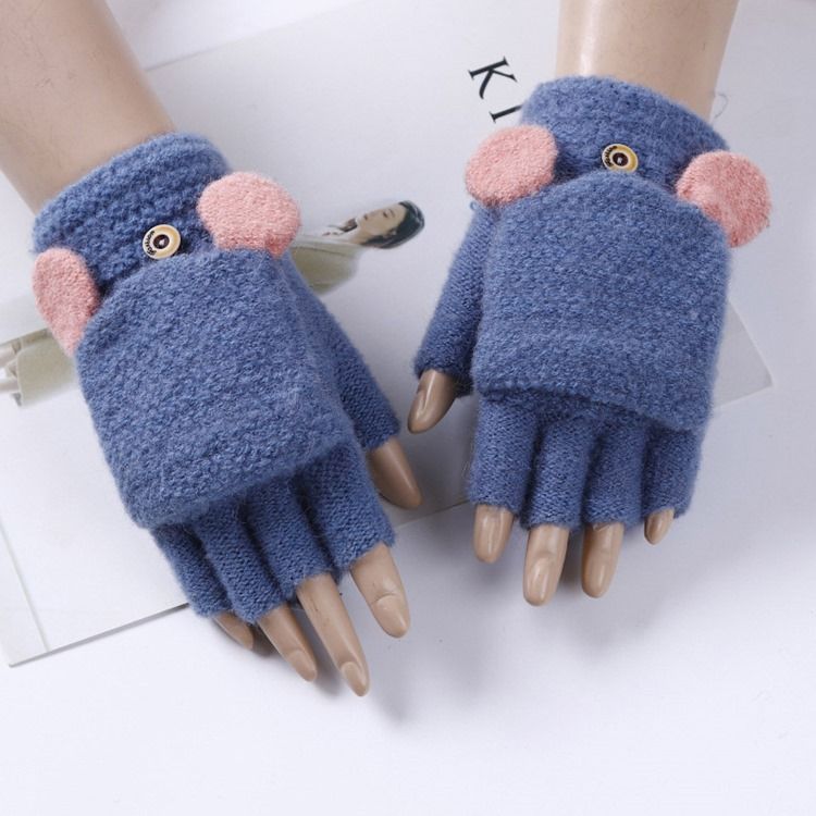 Luvas De Malha Femininas De Inverno