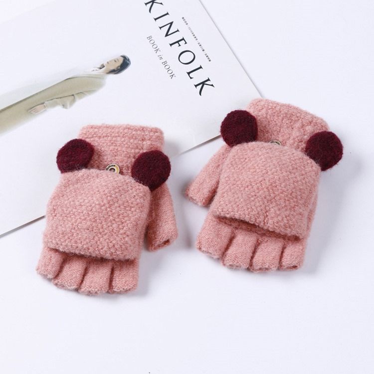 Luvas De Malha Femininas De Inverno