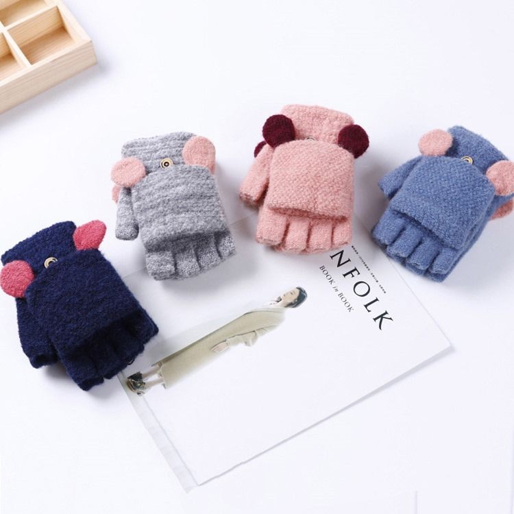 Luvas De Malha Femininas De Inverno