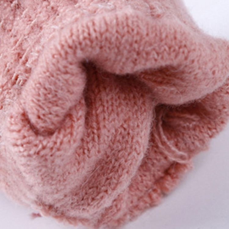 Luvas De Malha Femininas De Inverno