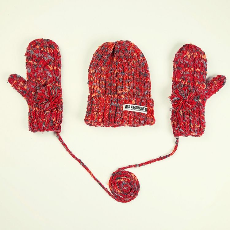 Luvas De Malha Para Mulheres Quentes De Inverno