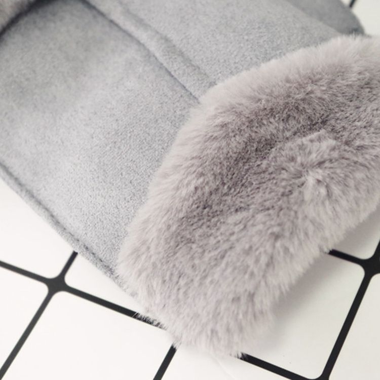 Luvas Metade Femininas De Inverno Quente