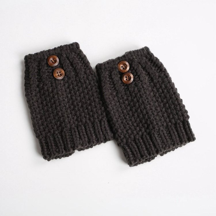 Meias Femininas Pure Color Botas Cuffs