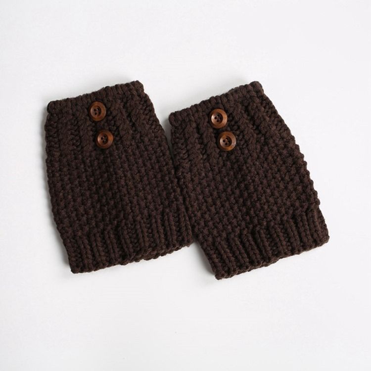 Meias Femininas Pure Color Botas Cuffs
