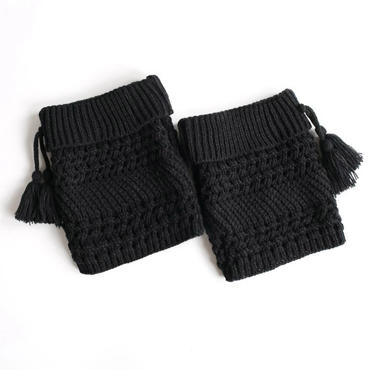 Meias Tassels Mulher Aquecedores De Pernas