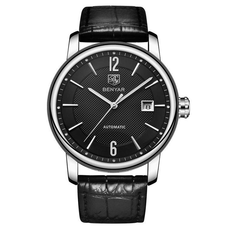 2018 Novo Relógio Masculino De Couro Mecânico Da Moda