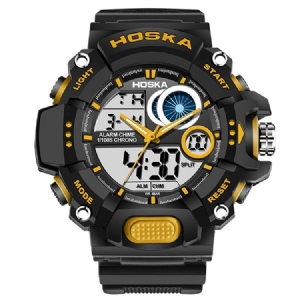 Homens Students Sport Watch Relógio De Pulso À Prova D'água