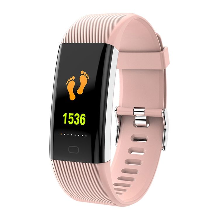 Masculino F07 Plus Tela Colorida Pulseira Inteligente Frequência Cardíaca Saúde Relógio Bluetooth