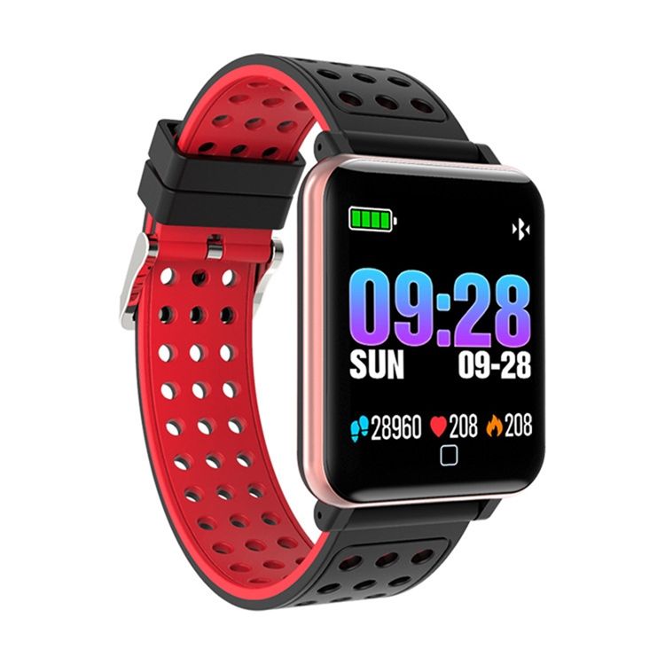 Pulseira Inteligente M19 Masculina Frequência Cardíaca Tela Colorida Monitoração Esportiva Etapa Bluetooth À Prova D'água Para Telefone Ios Android