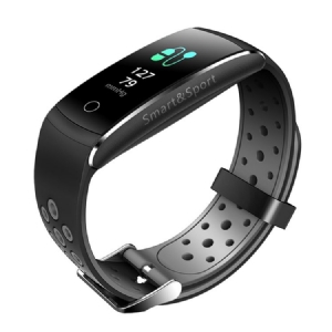 Pulseira Masculina Bluetooth Q8 Para Freqüência Cardíaca Pressão Arterial Pulseira À Prova D'água Relógio Inteligente