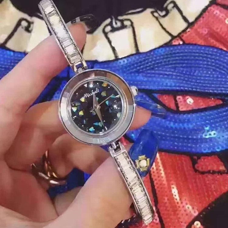 Relógio Feminino Com Pulseira Fina De Quartzo Redondo