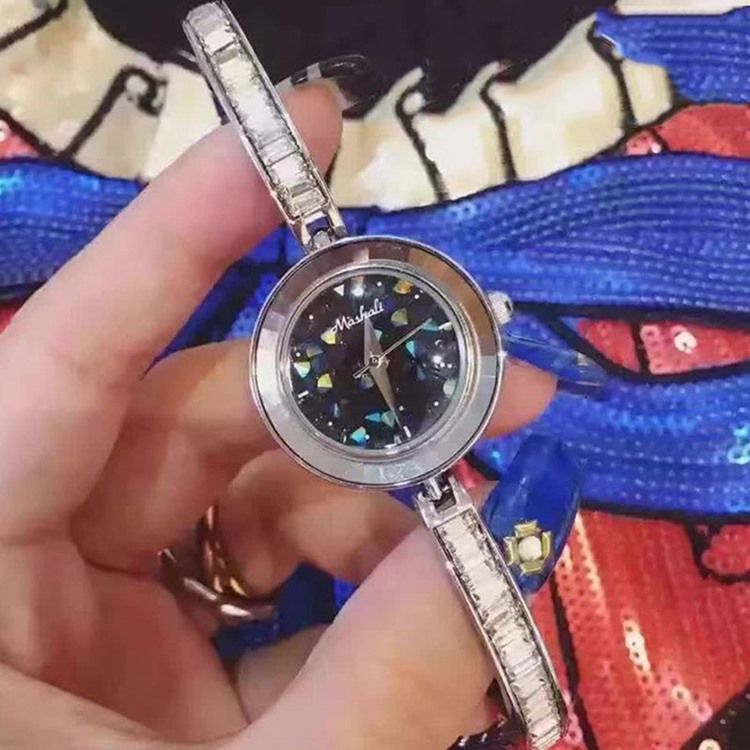 Relógio Feminino Com Pulseira Fina De Quartzo Redondo