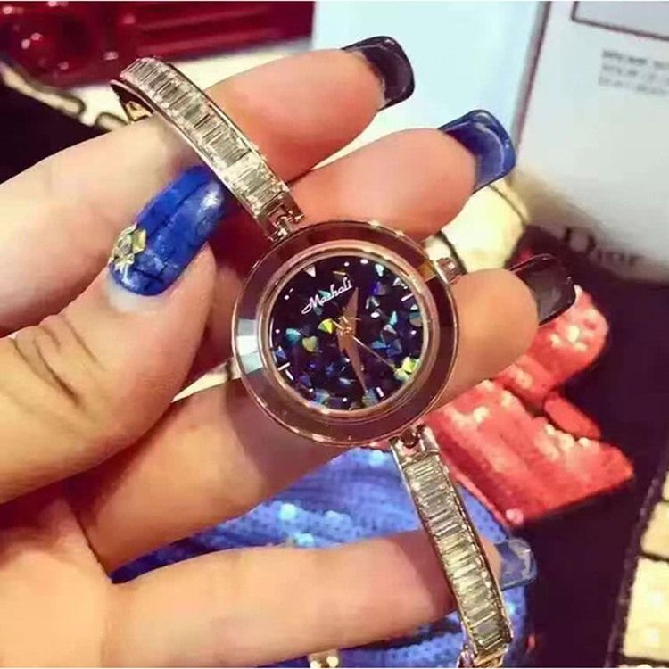Relógio Feminino Com Pulseira Fina De Quartzo Redondo