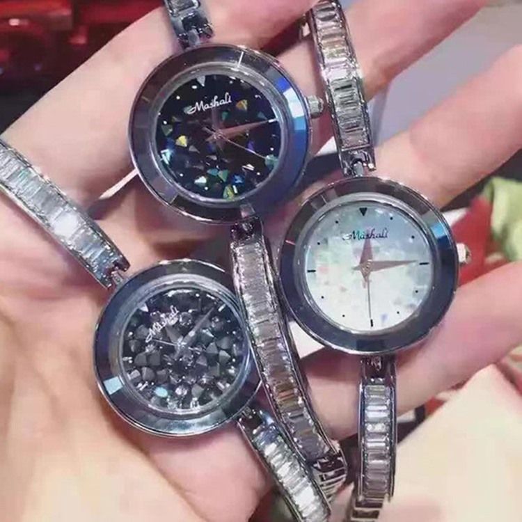 Relógio Feminino Com Pulseira Fina De Quartzo Redondo