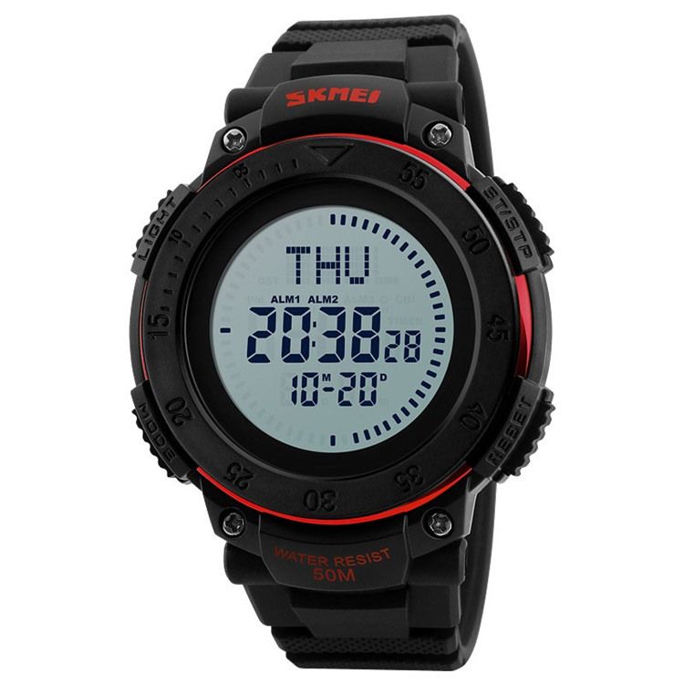 Relógio Masculino Com Pulseira De Sílica Gel Para Esportes Ao Ar Livre