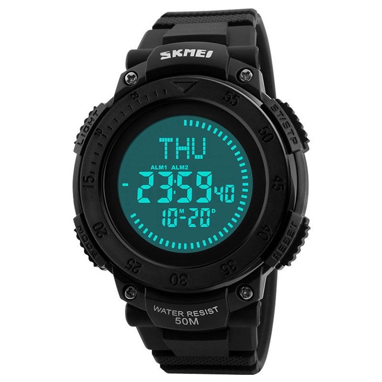 Relógio Masculino Com Pulseira De Sílica Gel Para Esportes Ao Ar Livre