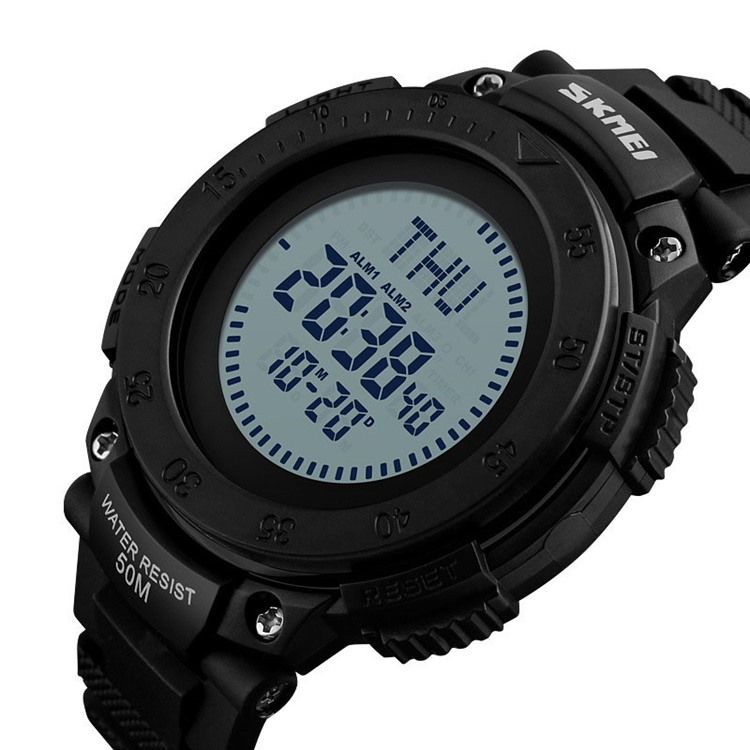 Relógio Masculino Com Pulseira De Sílica Gel Para Esportes Ao Ar Livre