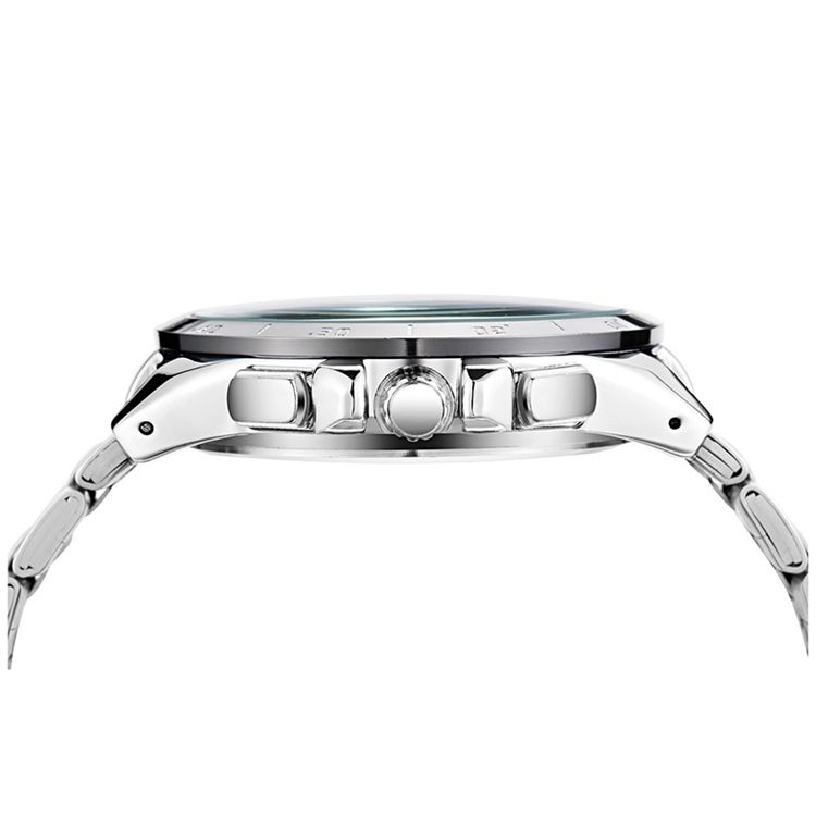 Relógio De Quartzo Com Pulseira De Aço À Prova D'água Para Homens