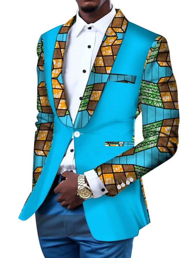 Blazer Casual Masculino De Um Botão