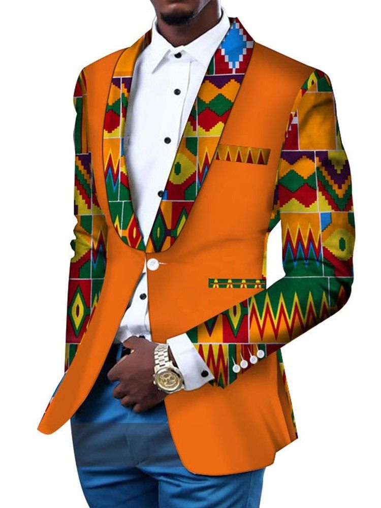 Blazer Casual Masculino De Um Botão