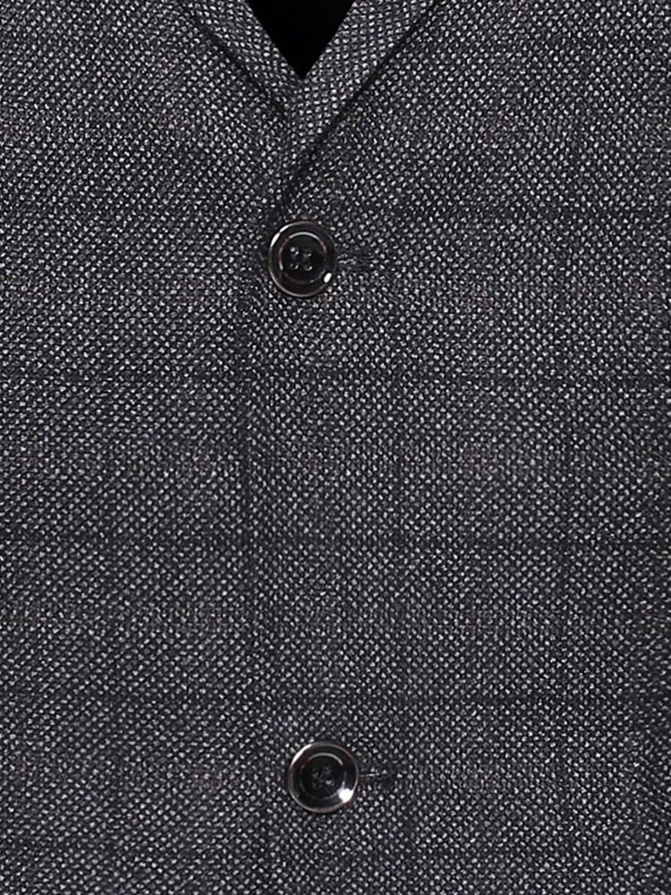 Blazer De Lapela Masculino Magro Com Recorte Único