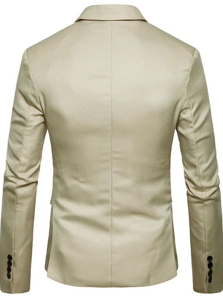 Blazer De Lazer Masculino De Botão Casual Com Um Botão