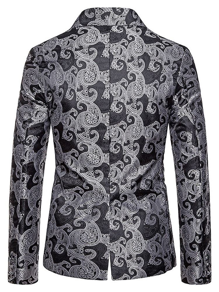 Blazer De Lazer Masculino Slim Breasted Single-breasted
