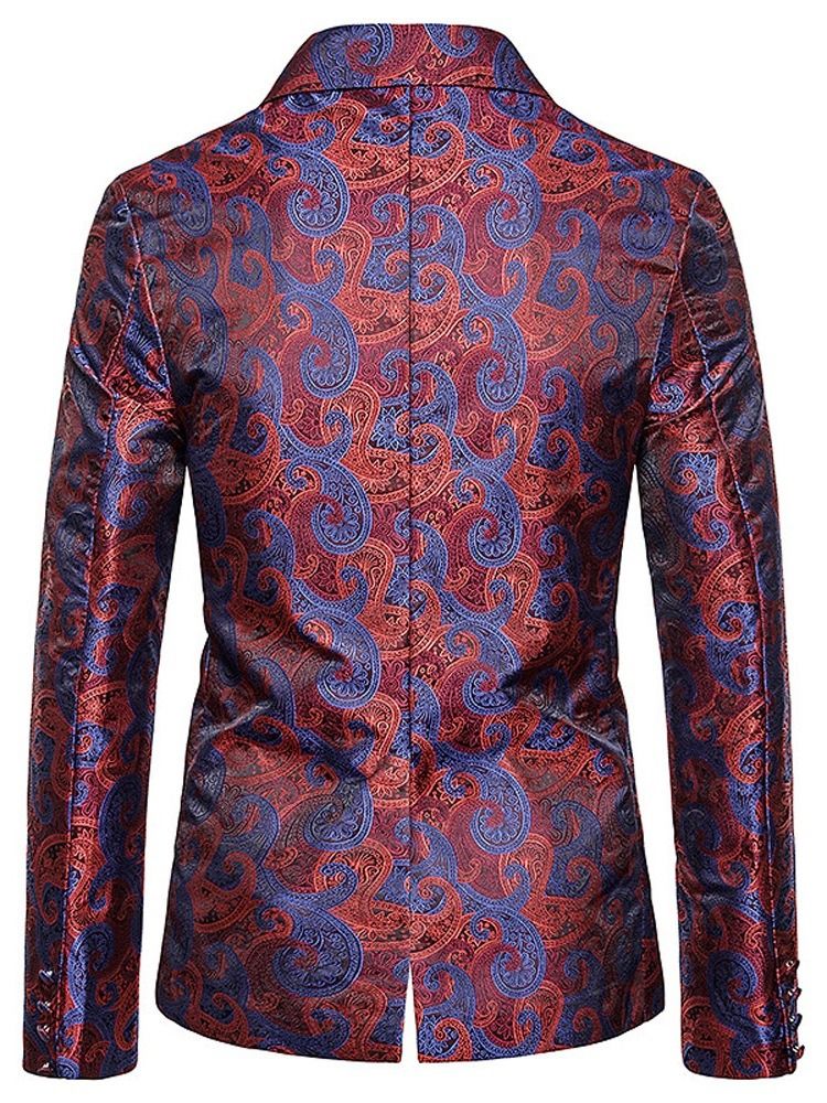 Blazer De Lazer Masculino Slim Breasted Single-breasted