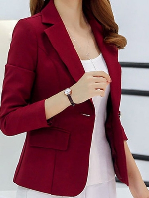 Blazer Liso Fino Feminino