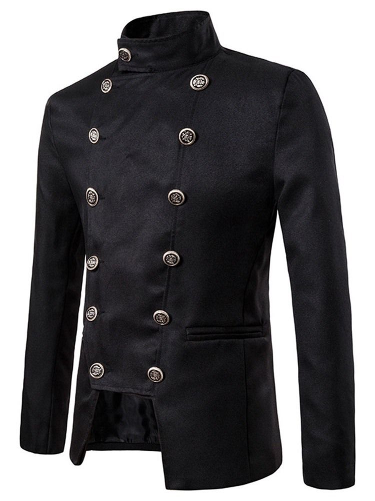 Blazer Masculino Casual Com Gola Dupla Seios