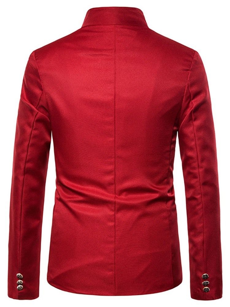 Blazer Masculino Casual Com Gola Dupla Seios