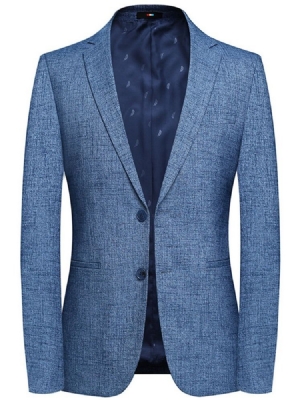 Blazer Masculino Slim Patchwork De Peito Único