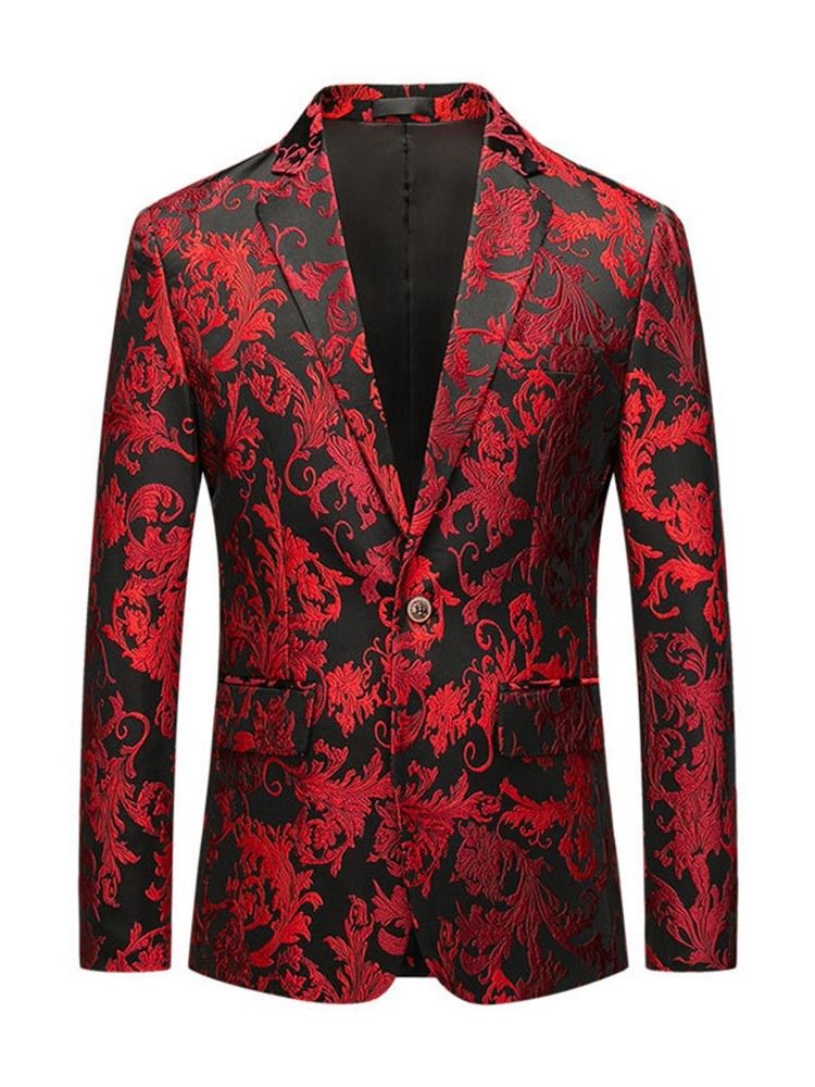 Blazers Casual Slim One Button Slim Masculino