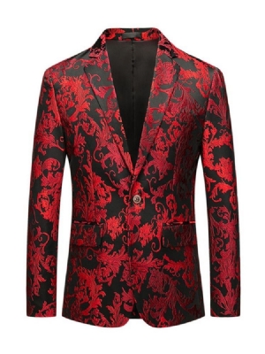 Blazers Casual Slim One Button Slim Masculino