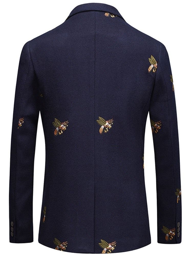 Blazers De Lazer De Moda Masculina De Botão Slim