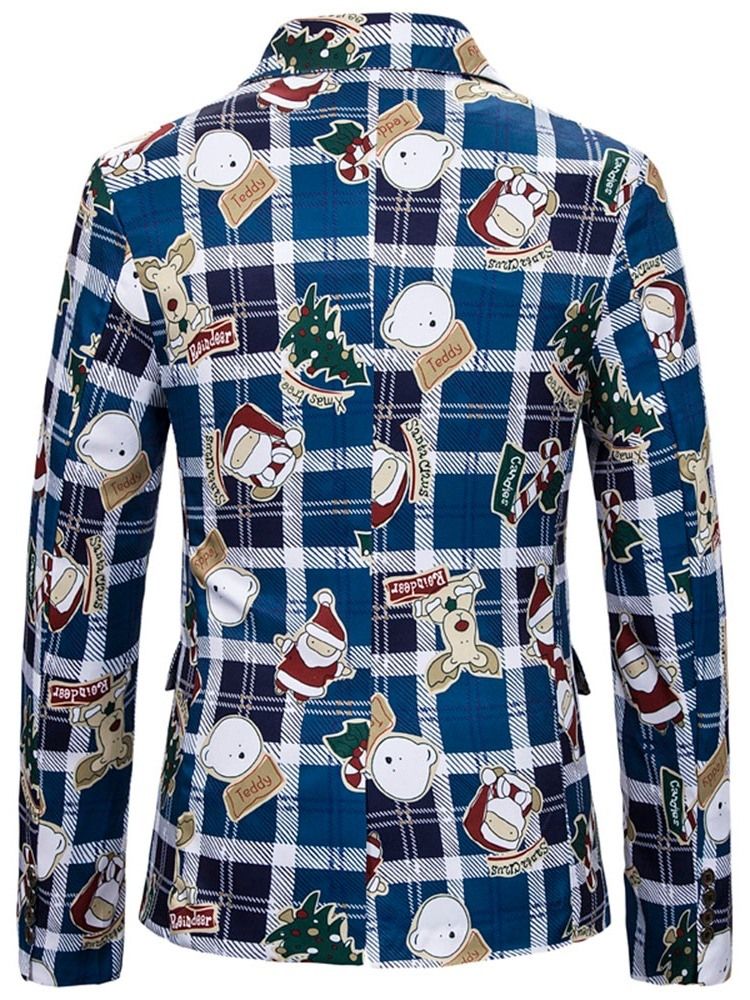 Blazers Masculinos Casuais De Um Botão
