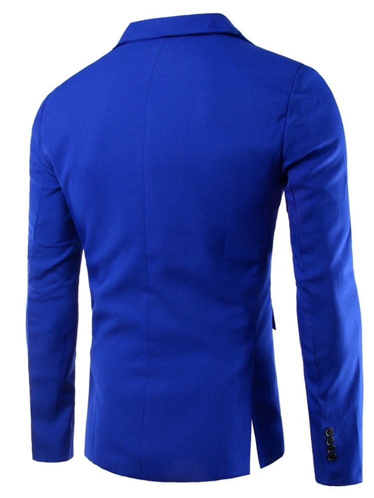 Blazers Slim One Button Casual Masculino Para Lazer