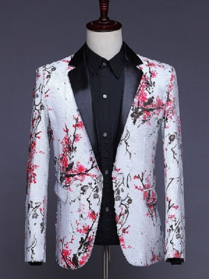Botão Color Block Stage Trajes Masculino Blazers