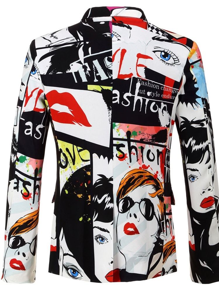 Imprimir Blazers Homens Blazers De Cores Da Moda